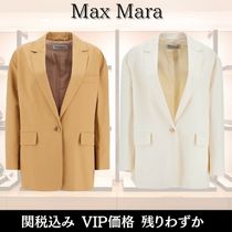 関税込★VIP価格【Max Mara】シングルブレストブレザー