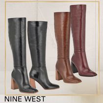 Nine West*シンプルデザイン*スクエアトゥ*ロングブーツ/Temas