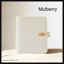 【Mulberry】Postman's Lock Agenda 手帳カバー 革 Eggshell