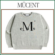 【MUCENT】 DORF BIG LOGO JACQUARD KNIT (UNISEX) /追跡付