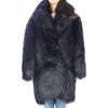 Max Mara コート Max Mara☆RAID ファー風 コート NAVY LADIES(2)