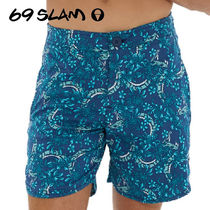 69SLAM☆BLOSSOMING SNAKE ETHAN COTTON STRETCH WALKSHORT 水着