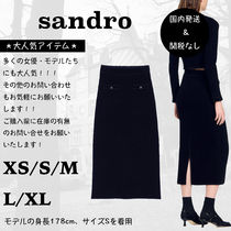 ＊人気＊  SANDRO 　　ミディ丈 ニットスカート