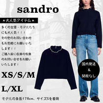 ＊人気＊  SANDRO　　フリルカラー セーター