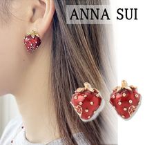 【ANNA SUI】即対応 いちごモチーフ イヤリング