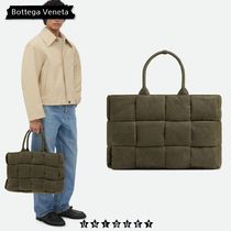 【Bottega Veneta】 Large Arco Padded Intreccio Tote Bag