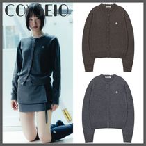 【韓国 COYSEIO】FLOWER BUTTON CARDIGAN