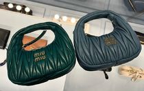 MIU MIU 5BP078_N88 WANDER MATELASSE NAPPA BAG  MINI XS