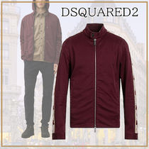 【サイドのラインがお洒落】DSQUARED2 メンズ ブルゾン ボルドー