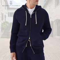 BrunelloCucinelli 洗濯機洗いOK コットン ジップアップパーカー