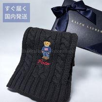 Ralph Lauren ラルフローレン ポロベア ケーブル編み マフラー