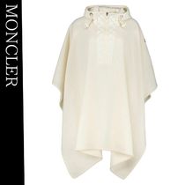 関税込★VIP価格【MONCLER】ロゴパッチ フード付きケープ