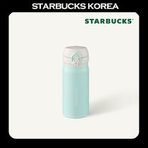 韓国スタバ★ JNL Wordmark Blue Thermos 350ml