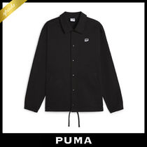 【PUMA】ロゴ コーチジャケット ブラック / 送料無料