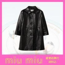 最新作☆【MIUMIU】レザーコート