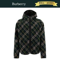 【関税・送料込】Burberry チェック フード付 ジャケット 24AW