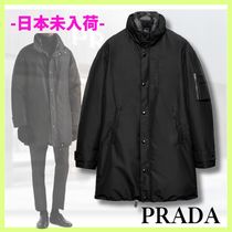 【直営店】PRADA テクニカルファブリックのキルティングコート