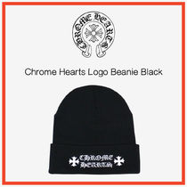 WM ★CHROME HEARTS★ Wool Beanie Black White