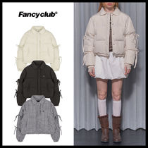 [NF]24FW★RIBBON COLLAR SHORT PUFFER