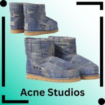 新作AcneStudios♦だまし絵レザースノーブーツ