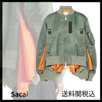 送料関税込★sacai★レイヤード・ツイル・ボマー・ジャケット