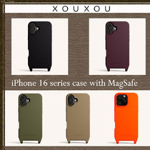 XOUXOU◆iPhone16 Case ／アイレット付き／マグセーフ対応