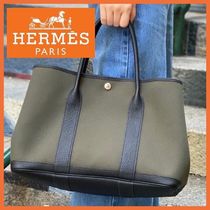 〈旅行用♪〉HERMES ガーデンパーティ49 バッグ トゥールブ