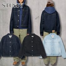 【STUSSY】TRUCKER JACKET DENIM