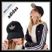 *adidas*ベースボールキャップ ブラック＆レオパードプリント