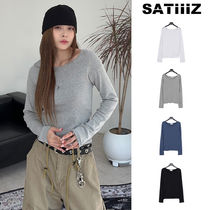 【SATIIIZ】Helien Basic Long Sleeve T-shirt