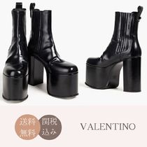 【VALENTINO GARAVANI】Roman Stud レザー  アンクルブーツ