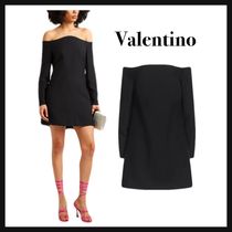 残りわずか!Valentino☆ミニワンピ オフショル サマーウール