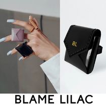 【LB掲載】エナメル◆Blame Lilac リング型マイクロバッグ◆BK