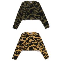 【A BATHING APE】2色展開 1ST CAMO CROPPED LS TEE 要在庫確認