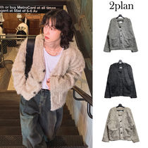 【2plan】Logis Pocket Wool Knit Cardigan