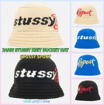 ★24AW 最新作★STUSSY KNIT BUCKET HAT STUSSY SPORT