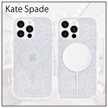 【kate spade】チャンキー グリッター MagSafe iPhone16ProMAX