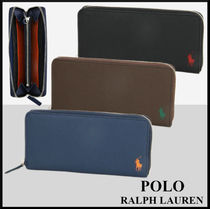 大人気★POLO RALPH LAUREN ラウンドファスナー長財布★シンプル