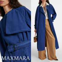 限定SALE*MAXMARA*Calao デニムブルー トレンチコート ベルト付