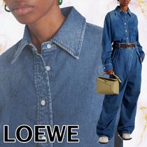 【LOEWE】ブルー デニムシャツ