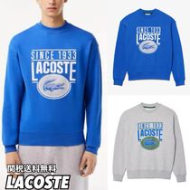 Lacoste グラフィック ロゴ スウェット 長袖 関税送料無料