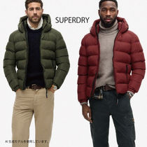 【SUPERDRY】Hooded Sports Puffer Jacket フード付 パファーJK