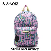 大人もOK!Stella McCartney Kids ロゴ バックパック