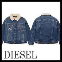 ☆DIESEL☆大人もOK! フェイクシアリングカラーデニムジャケット