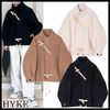 HYKE コート すぐ届く◆HYKE ハイク◆ダブルフェイス ウール ダッフルコート