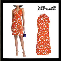 素敵☆DIANE von FURSTENBERG ホルターネック ミニワンピース