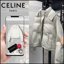 【CELINE】お洒落☆lady's クロップド キルト ジャケット white