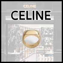 【CELINE】お洒落☆lady's ディアマンテ リング  ゴールド large