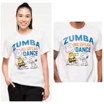 新作♪ユニセックス Zumba X Peanuts Crew Neck Tee - White