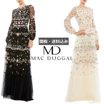 Mac Duggal ☆ラウンドネックライン Aラインドレス